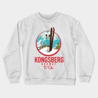 Kongsberg norway ski logo Crewneck Sweatshirt